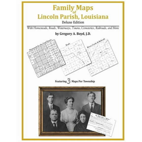 Family Maps of Lincoln Parish, Louisiana