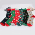 thumbnail image 4 of New Mens Sock Christmas Xmas Tree Santa Claus Snowflake Pattern Hip Hop Cool Socks For Men Winter Thick Long Skate Funny So N9h6, 4 of 10