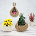 thumbnail image 5 of Uxcell Hanging Fruit Baskets for Kitchen, Small Size Hanging Baskets, Brown, 5 of 7