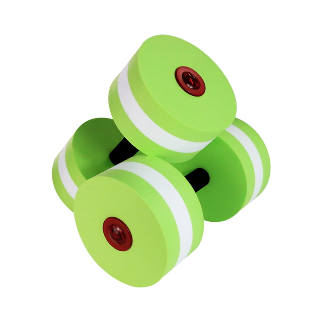 iLH 1 Pair Aquatic Fitness Barbells Foam Dumbbells Hand Bar Pool Exercise Detachable Walmart