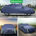 thumbnail image 5 of Sedan Car Cover Outdoor Waterproof Dust-proof Windproof UV Resistant All Weather Protection, Size M, 177x69x59inch, 5 of 7