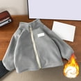 thumbnail image 6 of Zshosam Girl'S Fluffy Long Coat Toddler Girls Boys Fleece Hoody Jacket Zip Up Coat Warm Winter Outwear Size 3T 4T,(Grey 3-4 Years), 6 of 6