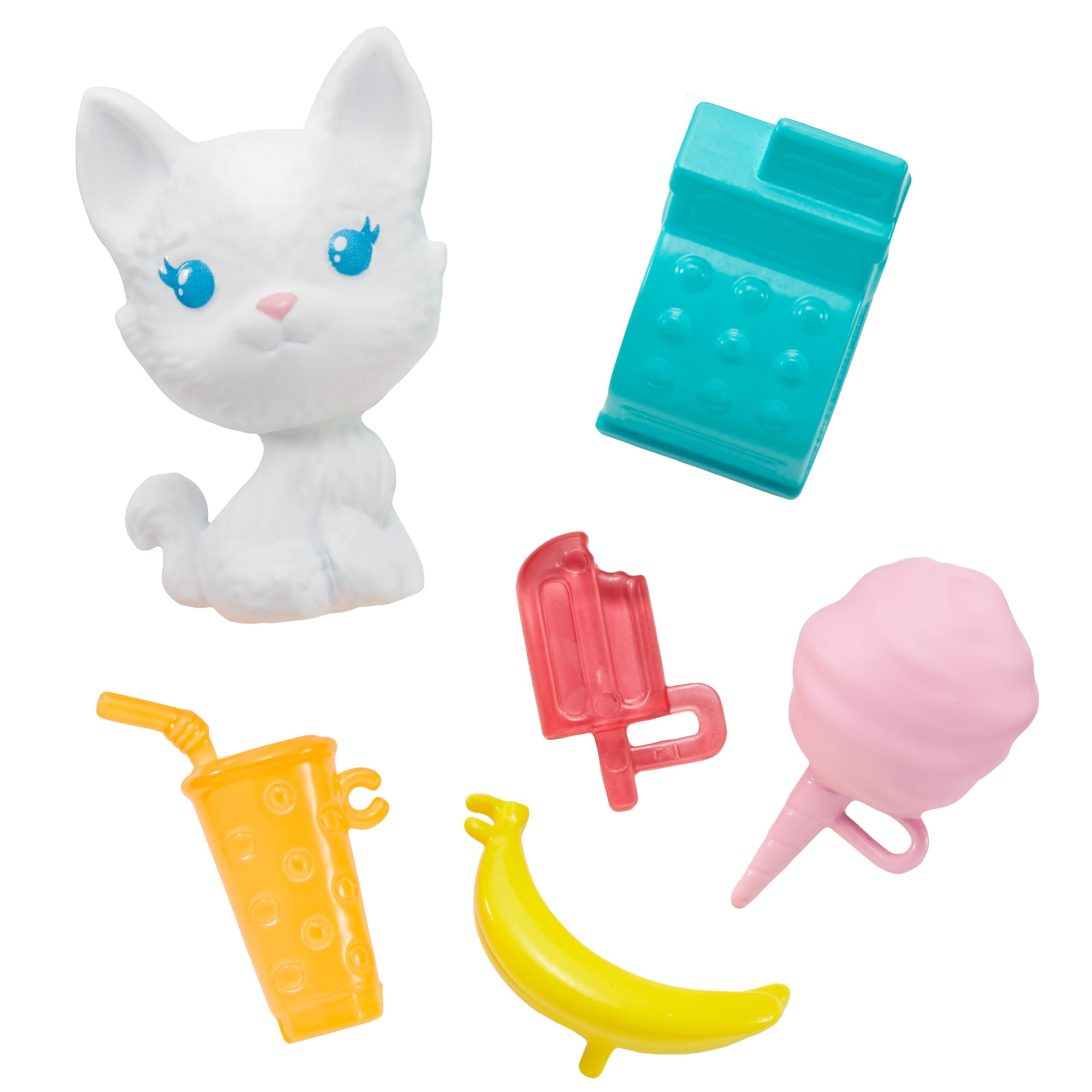 Barbie Club Chelsea Doll and Snack Cart Playset, 6-in Blonde With Pet and Accessories