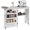 White, variant on HOMCOM Folding Sewing Table Mobile Sewing Machine Cabinet with Shelf White