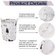 thumbnail image 3 of Cesto para ropa sucia XCF cesta de almacenamiento plegable 19,7 pulgadas impermeable, 3 of 4