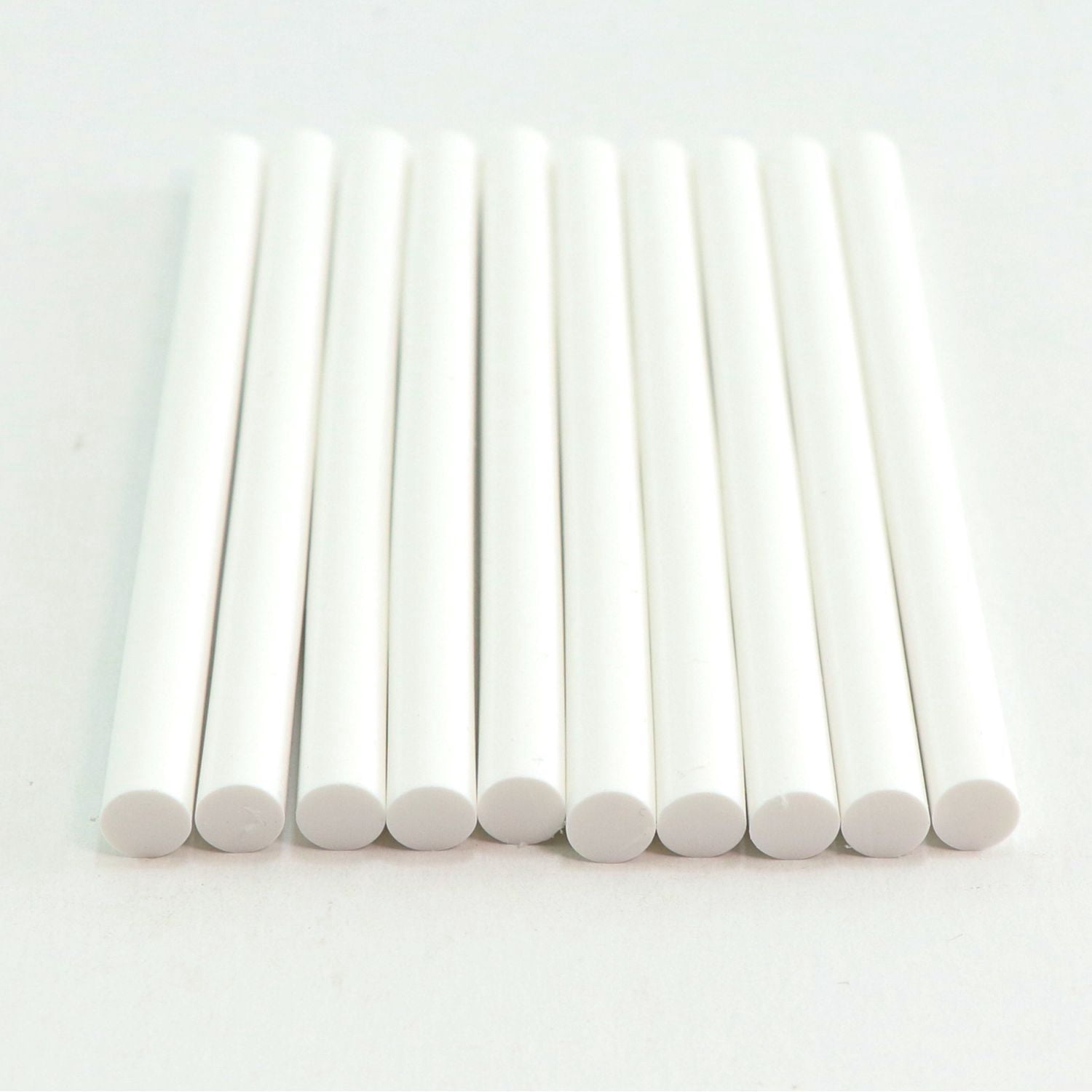 725M54CWHITE Mini Size 4" White Color Hot Glue Stick - 5 lb Box