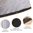 thumbnail image 3 of Car Heat Shield Insulation Mat Automotive Sound Deadener Deadening Mat Aluminum  Foam Dampening Material with Self Adhesive with Roller Car  Removal Tools, 3 of 6
