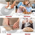 thumbnail image 3 of Syenll Silicone Baking Mat, Non Stick Pastry Rolling Mat for Cookies, Bread and Baking Supplies, 23.6 x 15.7 inch, Black, 3 of 8