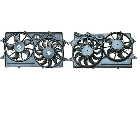 Agility Auto Parts 6018131 Dual Radiator and Condenser Fan Assembly for Ford Specific Models