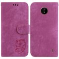 thumbnail image 2 of Compatible avec Nokia C20/ C10 Étui Portefeuille à Rabat Mignon en Relief Tiger avec Porte-Cartes, 2 of 5