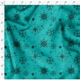 thumbnail image 4 of Soimoi Green Cotton Poplin Fabric Direction Compass Nautical Printed Craft Fabric by the Yard 42 Inch Wide, 4 of 5