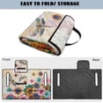 thumbnail image 5 of FUIALDOLG Bohemian Mandala Floral Cart Seat Covers Purple Boho Mandala Club Car Seat Covers Non-slip Comfort Easy to Install Golf Cart Seats Towel Blanket With 4 Pocket,51x30 Inch, 5 of 8
