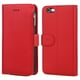 thumbnail image 3 of Funda tipo cartera para iPhone 6 Plus y 6s Plus con cordón y tarjetero de piel sintética, 3 of 5