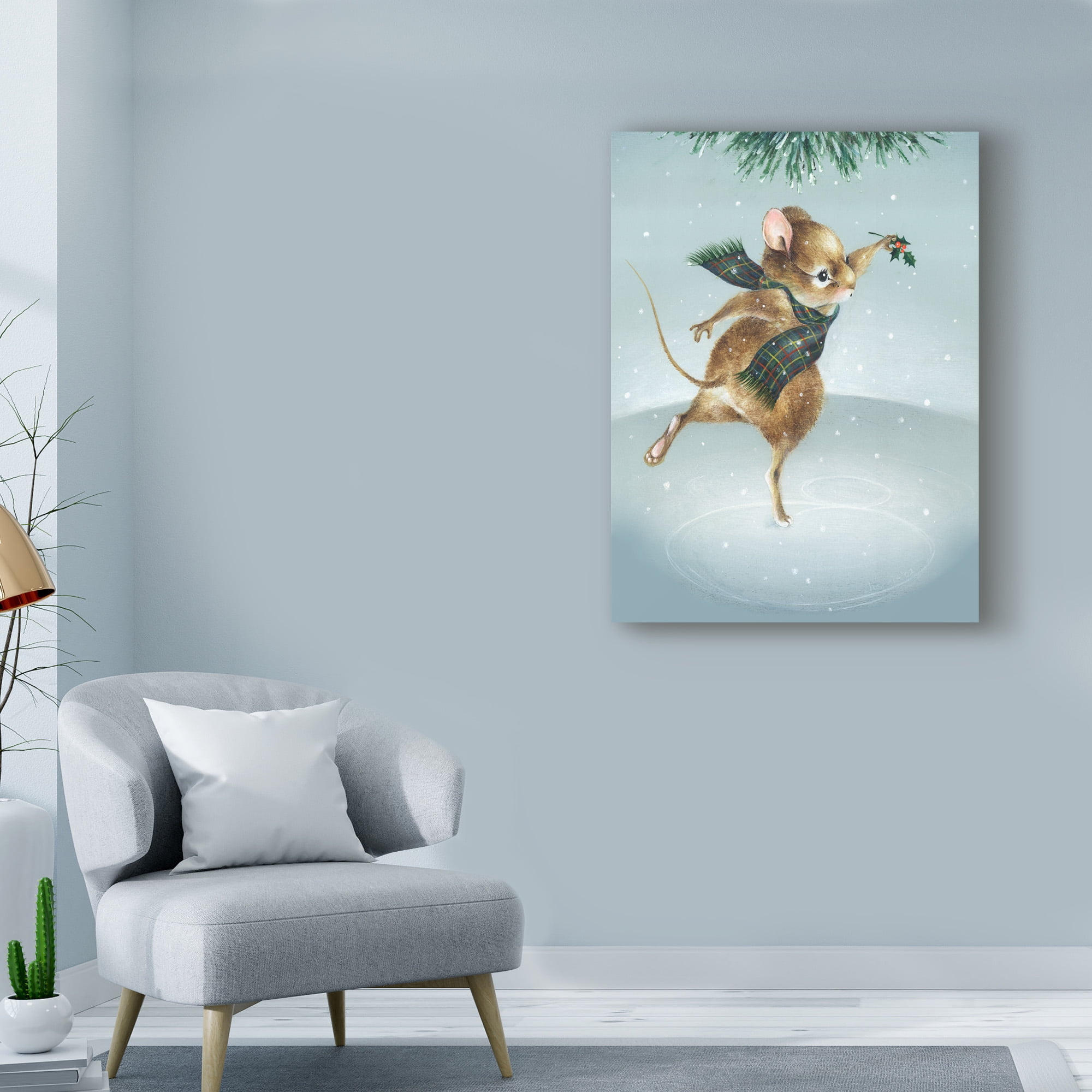 Trademark Fine Art 'Mice Capades' Canvas Art by Peggy Harris