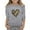Grey, variant on AWZXDE Girls Valentine Day Print Fashion Crew Neck 3/4 Sleeve Casual T Shirt Top For Holiday And cute tops Pink，11-12 Years