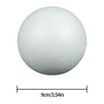 thumbnail image 2 of Lierteer Blank Round Solid Polystyrene Styrofoam Foam Ball For Wedding Craft, 9cm, 2 of 2