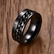 thumbnail image 2 of Anillo De Cadena De Trabajo Giratorio De Acero Inoxidable De 8 Mm Para Hombres , Banda De Meditación De Números Romanos , Joyería Masculina , Tamaño 6-12 Gao Jiahui unisex, 2 of 2