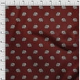 thumbnail image 3 of oneOone Cotton Flex Fabric Elephant Block Printed Craft Fabric BTY 40 Inch Wide, 3 of 4