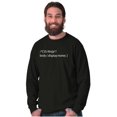 thumbnail image 5 of Funny Computer Coding Joke CSS Ninja Long Sleeve TShirt Men Women Brisco Brands L, 5 of 6