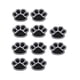 thumbnail image 3 of 10pcs perro pata negro pata plancha en parches bordados apliques paño de costura, 3 of 7