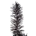 thumbnail image 4 of Northlight Slim Tinsel Artificial Halloween Tree - 4' - Black - Unlit, 4 of 8