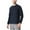 Dark Blue, variant on Oalirro Fashionable Men's Solid Color Casual Long Sleeved Thin Quick Drying Top
