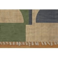 thumbnail image 4 of Casavani Handblock Printed Cotton Rug Blue Living Room Carpets Bohemian Indoor Outdoor Kilim Rug 10x14 feet, 4 of 6