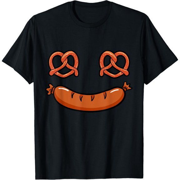 Oktoberfest German Celebration Pretzel Sausage Gift T-Shirt