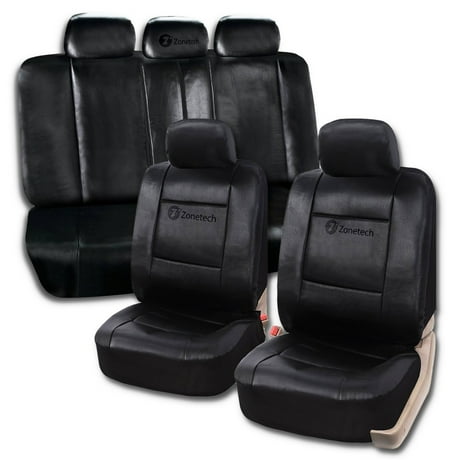 Zone Tech Classic Leather Universal Car Seat Covers Zone Tech Classic Leather Universal Car Seat Covers