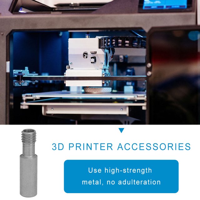 Vonky 3D Printer Nozzle Throat Stainless Steel 3D 3D Printer Accessory Printer Extruder Ender Accessory, CR20