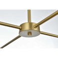 thumbnail image 6 of Living District Opus 30.5" Pendant Clear Shade In Satin Gold, 6 of 9