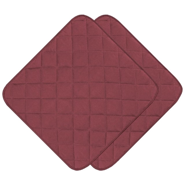 Coussin de Siège Lavable Doux Absorbant l'Eau PP Réutilisable pour Fauteuils Roulants Coussins de Siège Lit pour Chaises Meubles Lit Aînés Enfants - Rouge