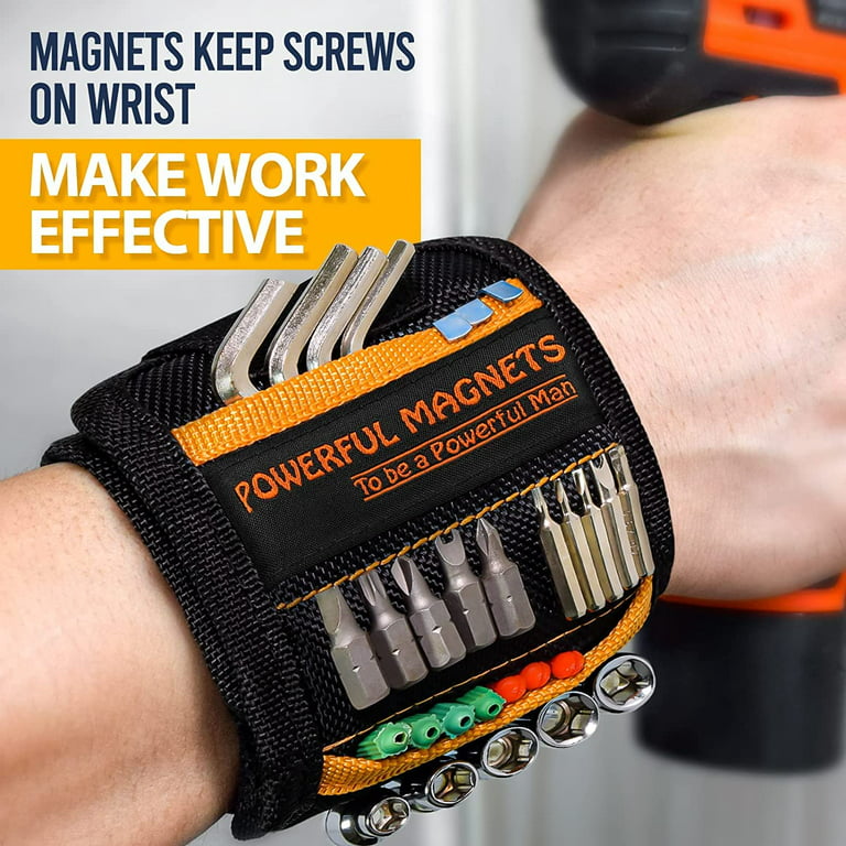 Magnetic Wristband with 20 Strong Magnets - Meb Tools