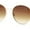 Gold - Brow-White, variant on Retro Nerdy Round Thick Metal Rim Fashion Sunglasses Gold - Brown