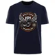 thumbnail image 5 of Camiseta transpirable y absorbente de sudor para hombre, de alta calidad, 100 % algodón, con estampado retro de la Ruta 66, ropa informal de moda para hombre, 5 of 5