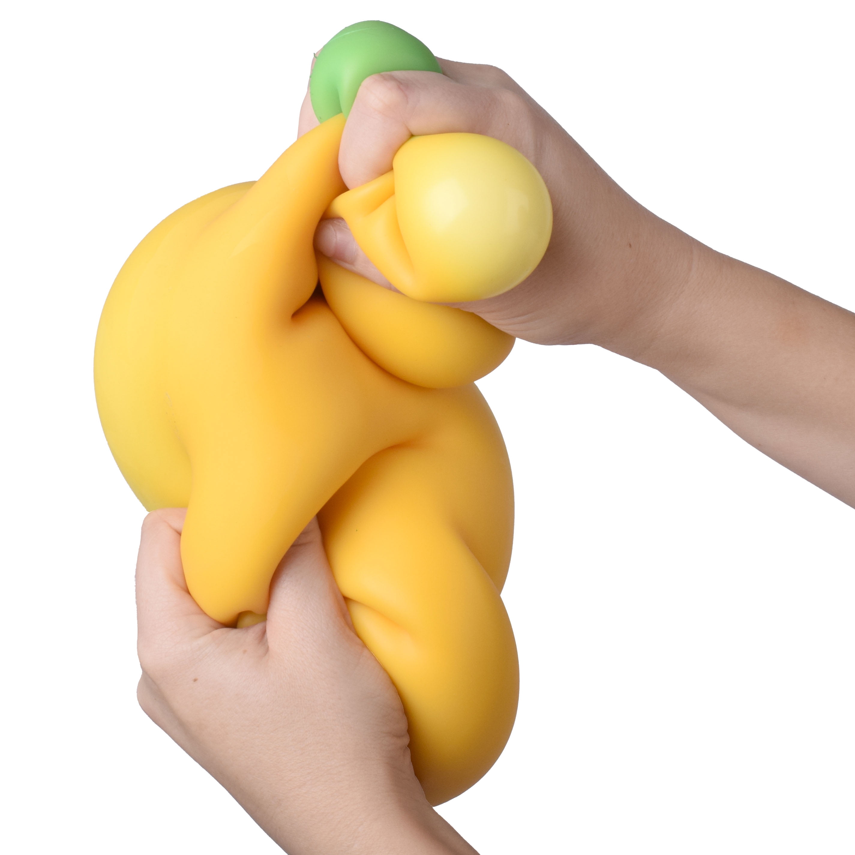 Toymendous Laffy Snacks, Squishy Banana Stress Ball Toy, Children Ages 3+