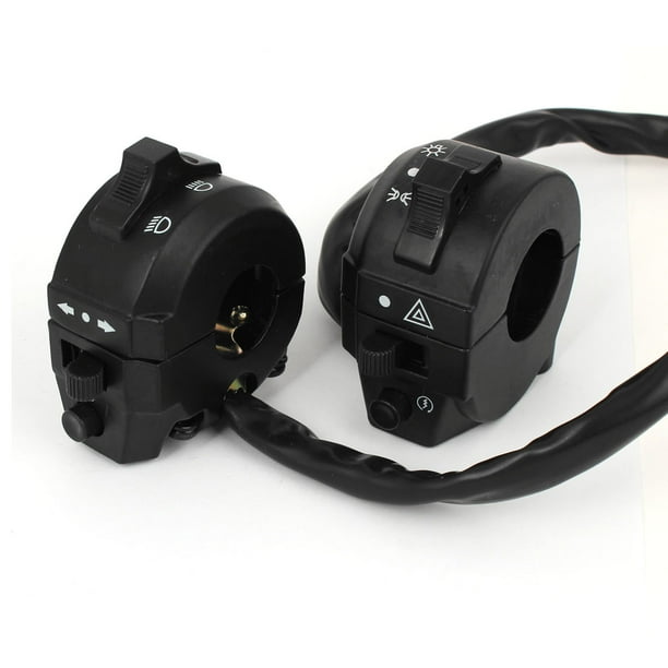 2 x Motorcycle 7/8" Handlebar Horn Turn Signal Headlight Electrical
