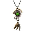 thumbnail image 4 of Starforged Warhammer Age of Sigmar Seraphon Astrolith Men's Green Gemstone Necklace, 4 of 6