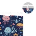 thumbnail image 5 of Yayeee Shower Curtain with Hooks 72"x72" Waterproof Fabric Bathroom Hanging Decor, Yellow Jellyfish, 5 of 5