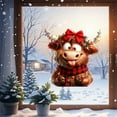 thumbnail image 6 of Hometravel Christmas Window Decorations, Cute Animal Theme Window Display, Festive Window Stickers and Decor for Seasonal Storefronts, Home, 6 of 7
