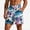 Light Blue, variant on Mens Shorts Tropical Pineapple Print Quick Dry Swim Trunks Elastic Waist Drawstring Mesh Lined Beach Board Shorts Casual Summer White,XL