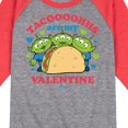 thumbnail image 3 of Toy Story - Tacos Are My Valentine - Toddler And Youth Raglan Graphic T-Shirt, 3 of 6