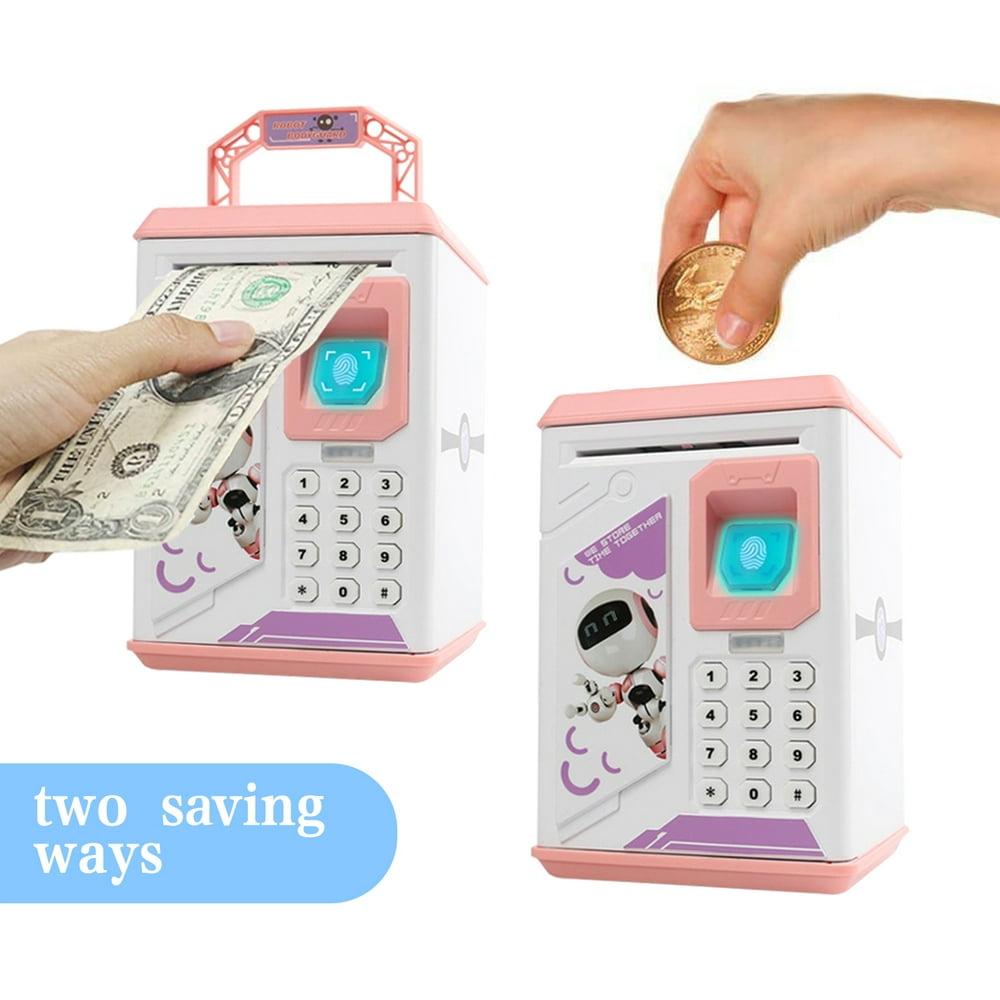 DOTSOG Great Gift Toy for Kids Code Electronic Piggy Banks Mini ATM