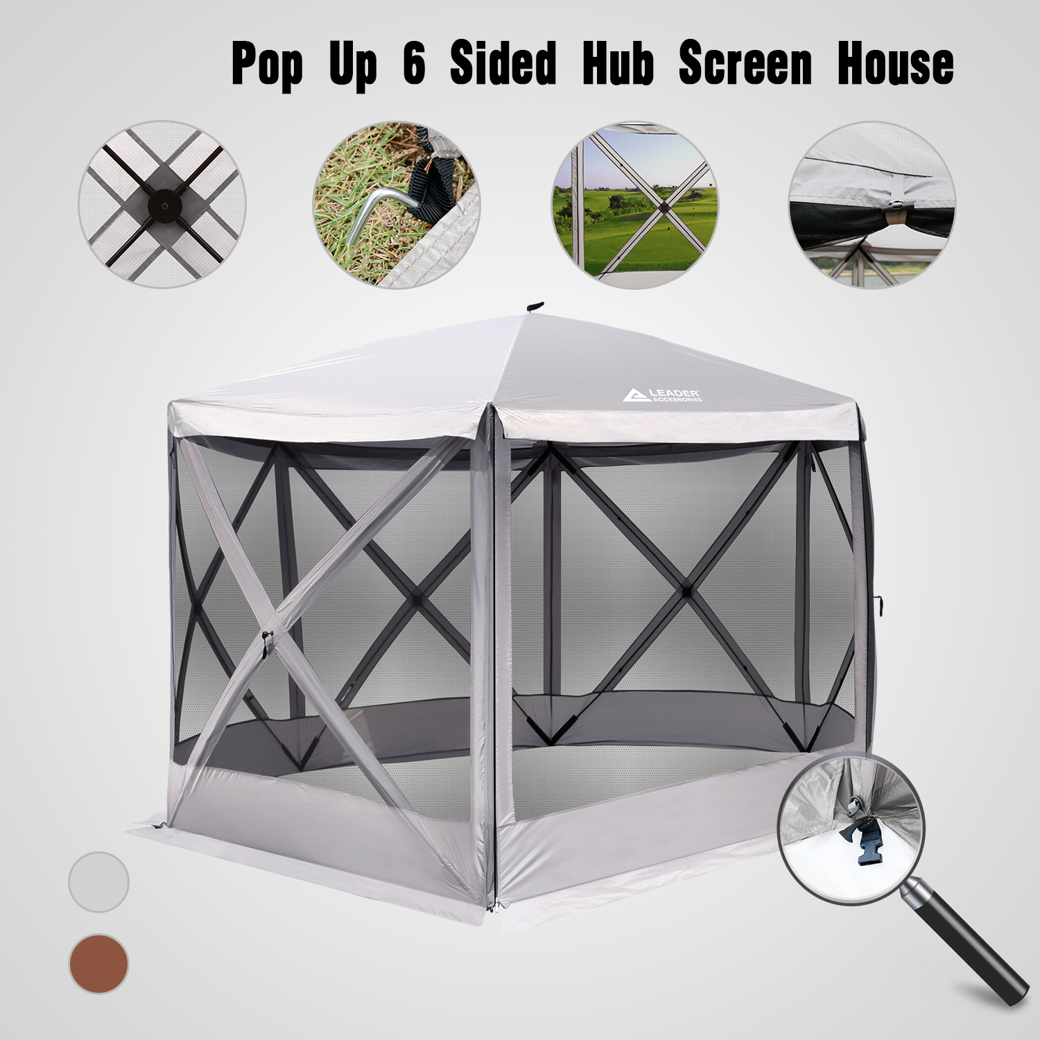 Leader Accessories Pop Up Hub Camping 