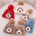 thumbnail image 5 of Winter Knitted Hat Thick Warm Toddler Boys Girls Cute Soft Cap Daily Casual Outdoor Campus, 5 of 5