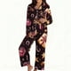 thumbnail image 2 of Puyaiuu Women 2 Piece Christmas Satin Pajama Set Cute Print Long Shirt Loose Shorts Matching Set Loungewear Gift, 2 of 5