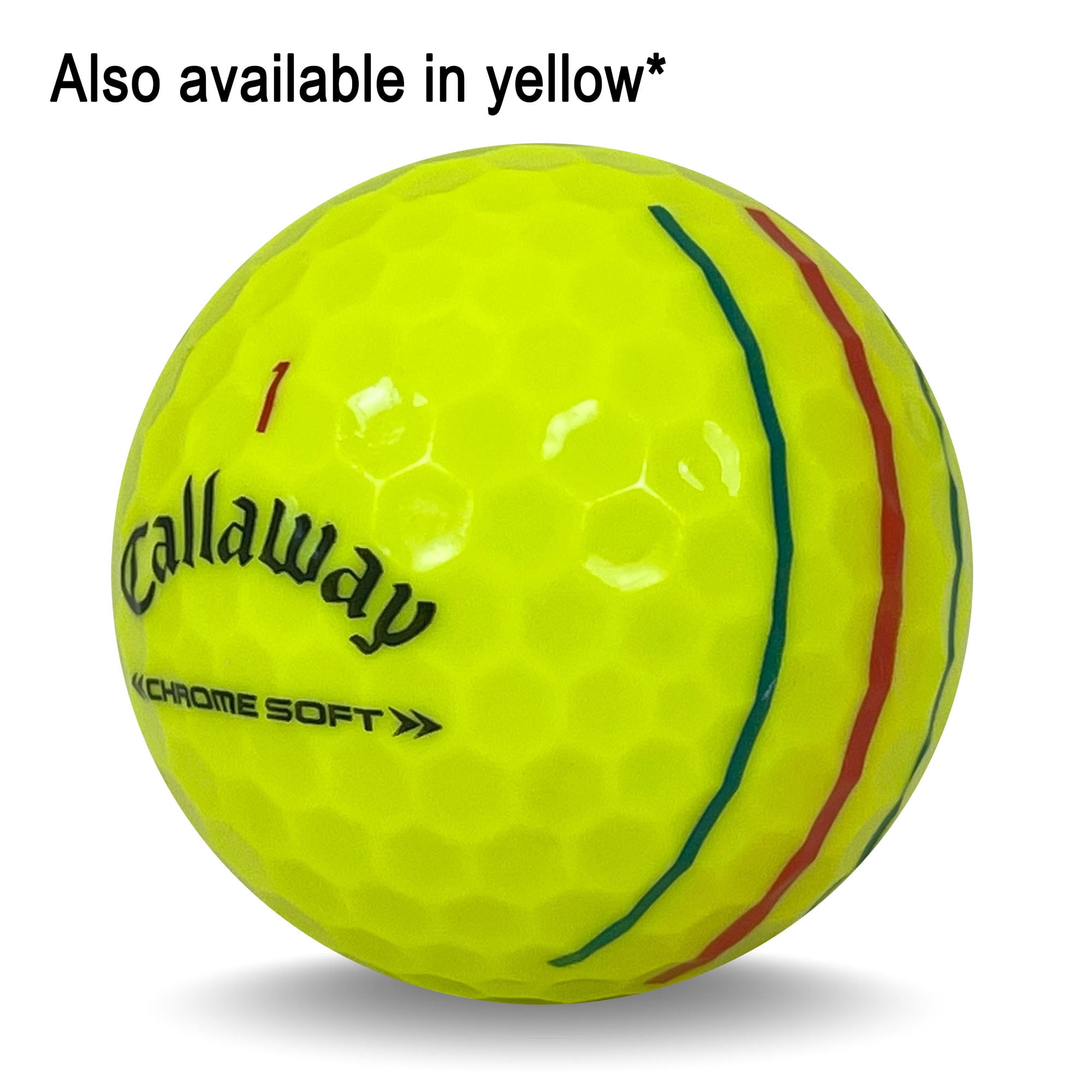 Mulligan - 48 Callaway Chrome Soft Triple Track 5A Recycled Used Golf Balls, White