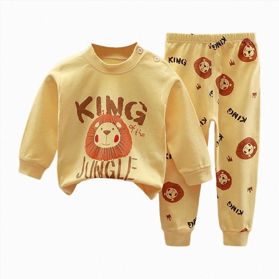 mgoYE Winter Baby Girl Clothes Toddler Baby Girl Clothes 1T 2T 3T 4T 5T Fall Winter Outfits Contrast Color Long Sleeve Sweatshirt Pants Sets