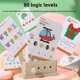 thumbnail image 5 of Logic Puzzle Game Educational Toy Set for Kids Logic Unlocking Game Alphabet Learning Activities Preschool Skills Development, 5 of 6