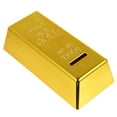 thumbnail image 7 of Luxury Style Gold Bar Shaped Money Box Novelty Bank Saving Pot Golden, 7 of 7